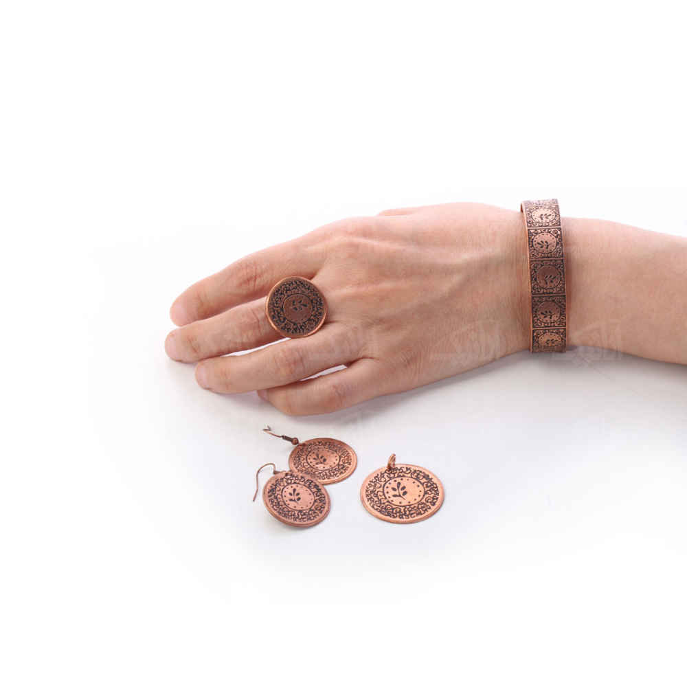 Price and Buy Copper Jewelry Set Model Javaneh - Image 3