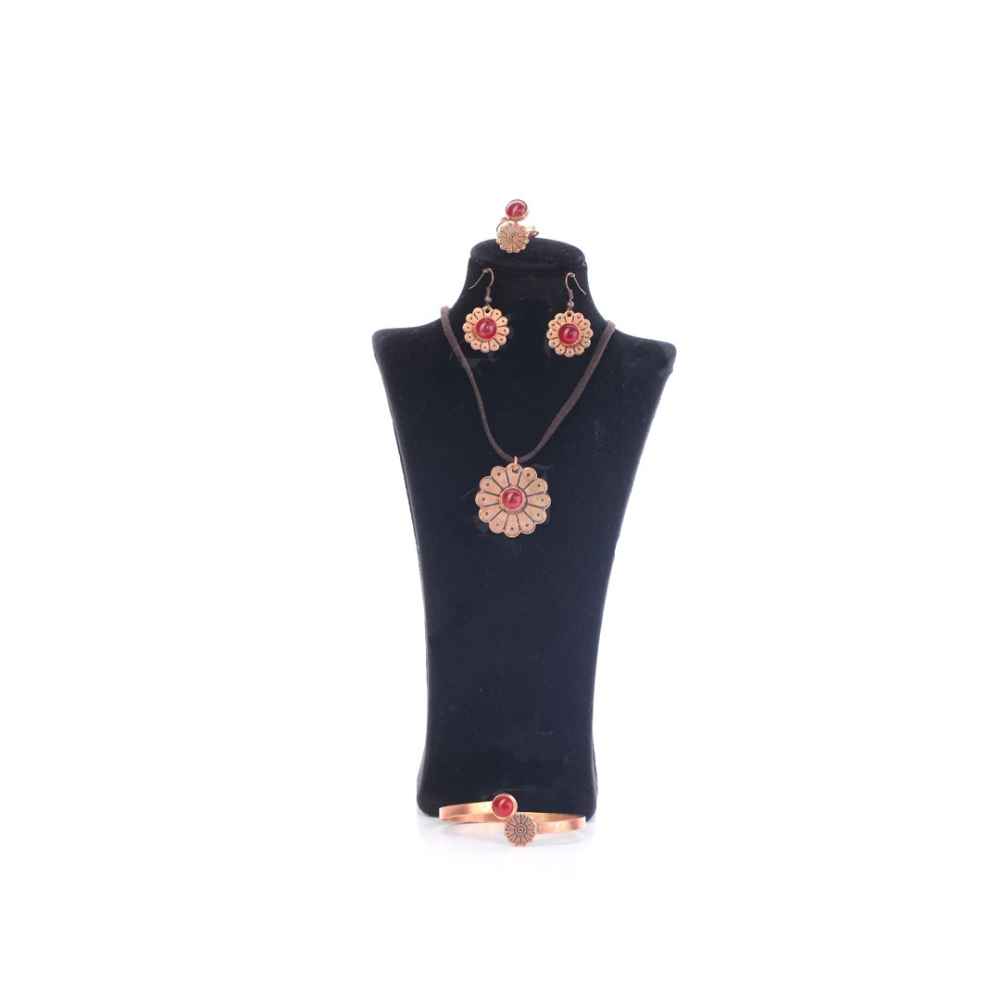 Price and Buy Copper Jewelry Set Model Persian Lotus - Image 3