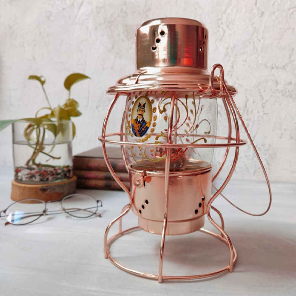 Price and Buy Copper Kerosene Oil Lamp Model Shah Abbasi - Image 3