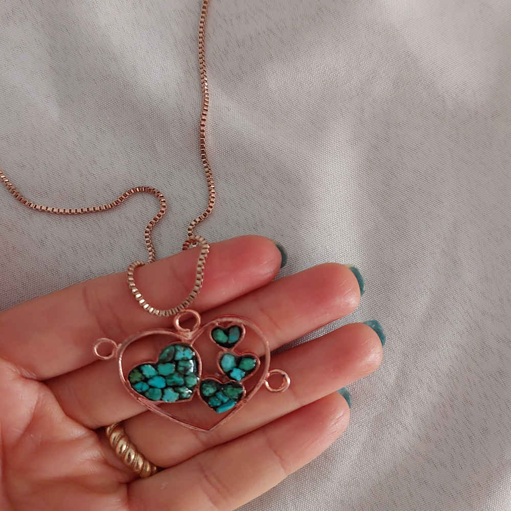 Price and Buy Copper Necklace for Women Artistic Heart - Image 3