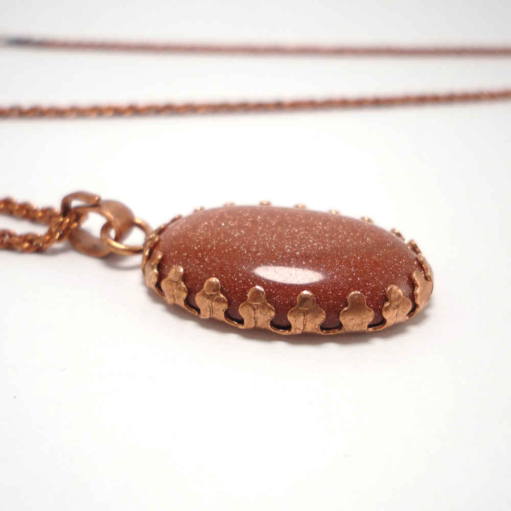 Price and Buy Copper Necklace for Women Classic Style Aventurine - Image 3