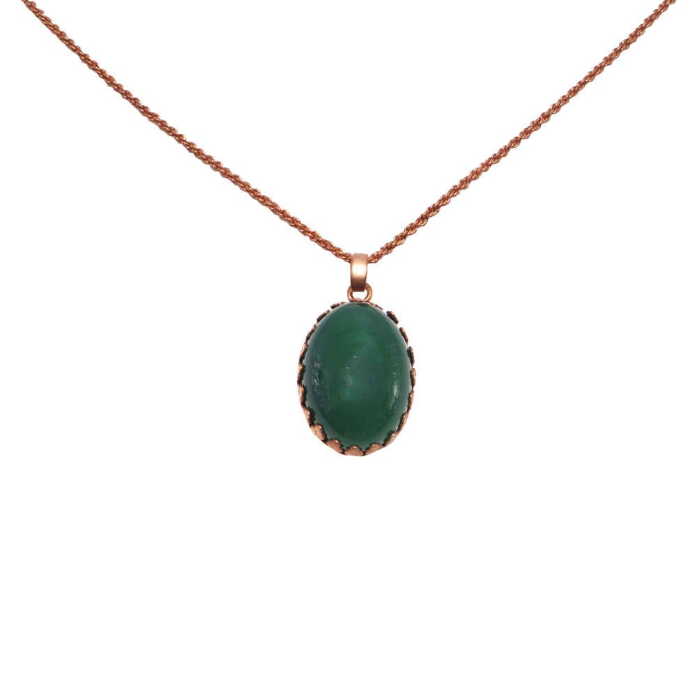 Price and Buy Copper Necklace for Women Classic Style with Agate