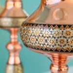 Price and Buy Copper Oil Lamp, A Beautiful Persian Traditional Light with khatamkari Style - Image 4