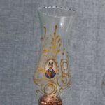 Price and Buy Copper Oil Lamp, Vintage Persian Style with Elegant Handcrafted Turquoise Inlaid - Image 4