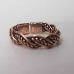 Price and Buy Copper Ring with a Narrow Braided Design