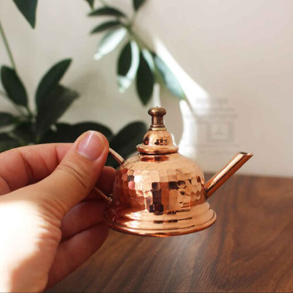 Price and Buy Copper Saffron Infuser Teapot Handcrafted Model Mess - Image 3