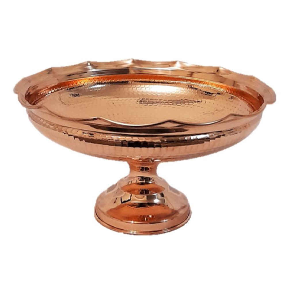 Price and Buy Copper Serving Bowl Suitable for Fruits and Sweets Hammered Labchin