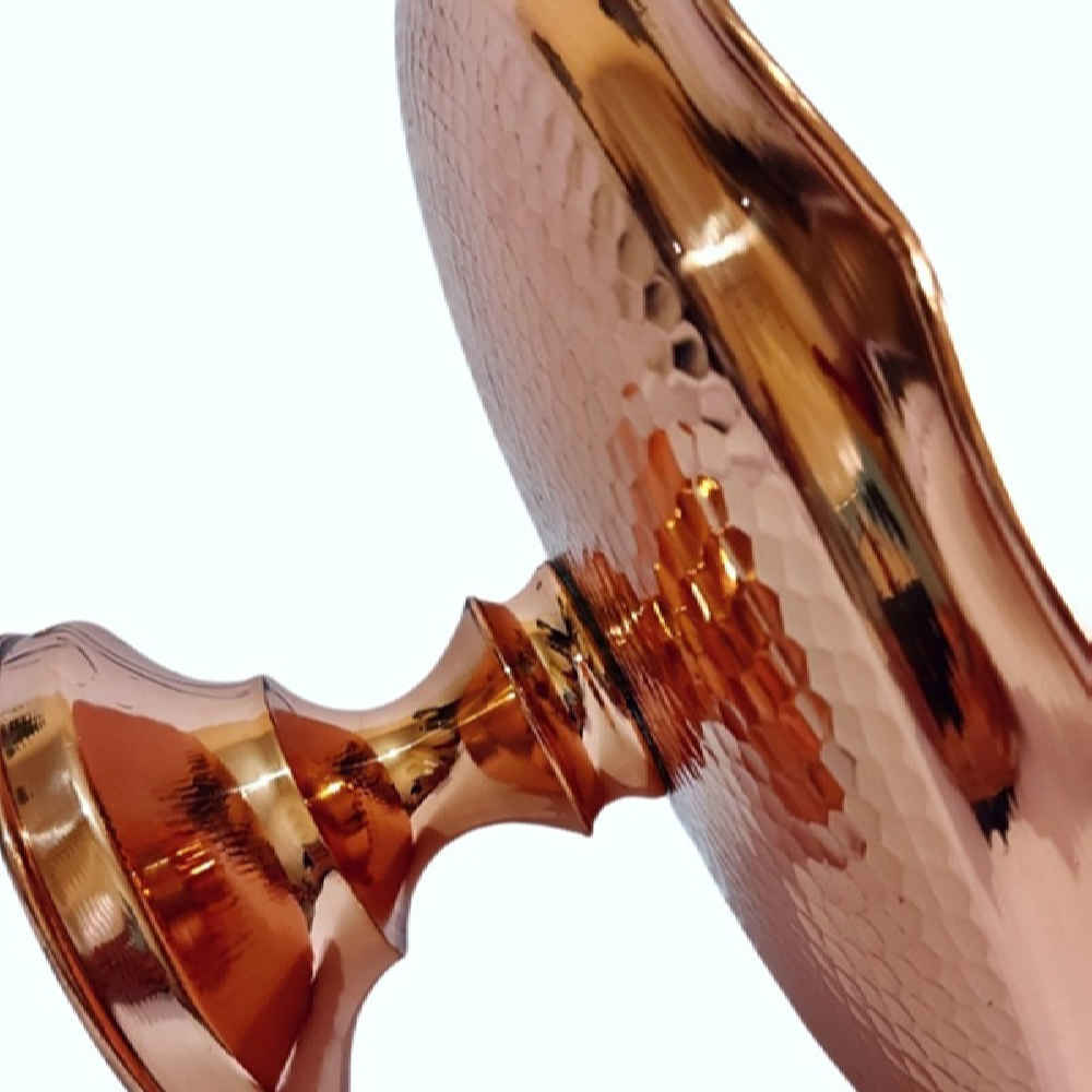 Price and Buy Copper Serving Bowl Suitable for Fruits and Sweets Hammered Labchin - Image 3