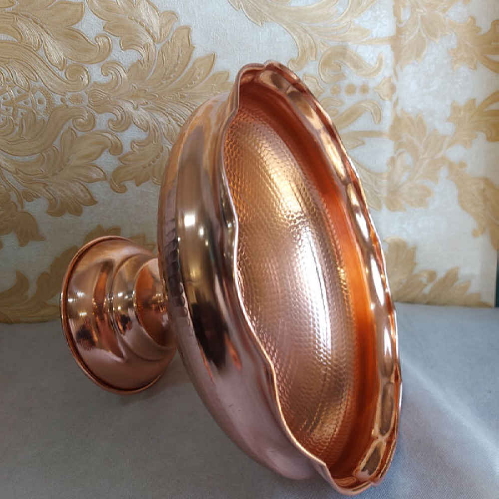 Price and Buy Copper Serving Bowl Suitable for Fruits and Sweets Hammered Labchin - Image 4