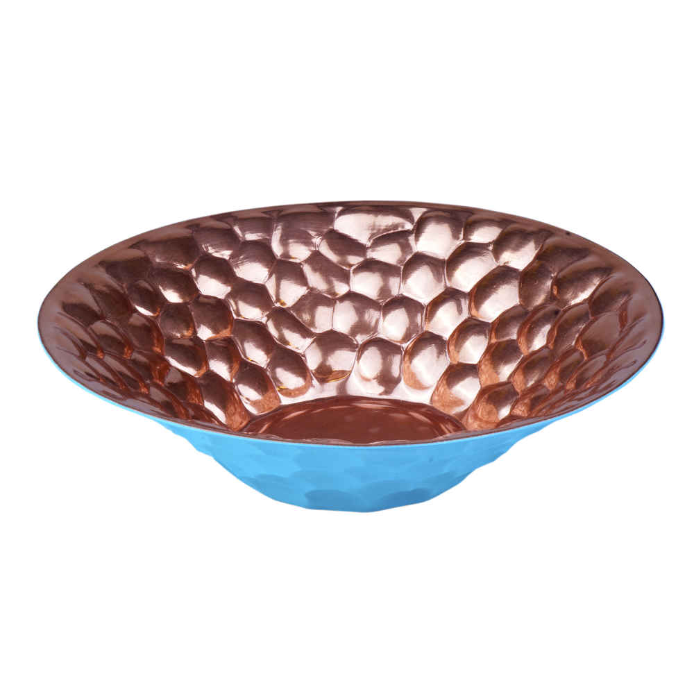 Price and Buy Copper Serving Bowl Suitable for Fruits and Sweets Hammered Mino - Image 3
