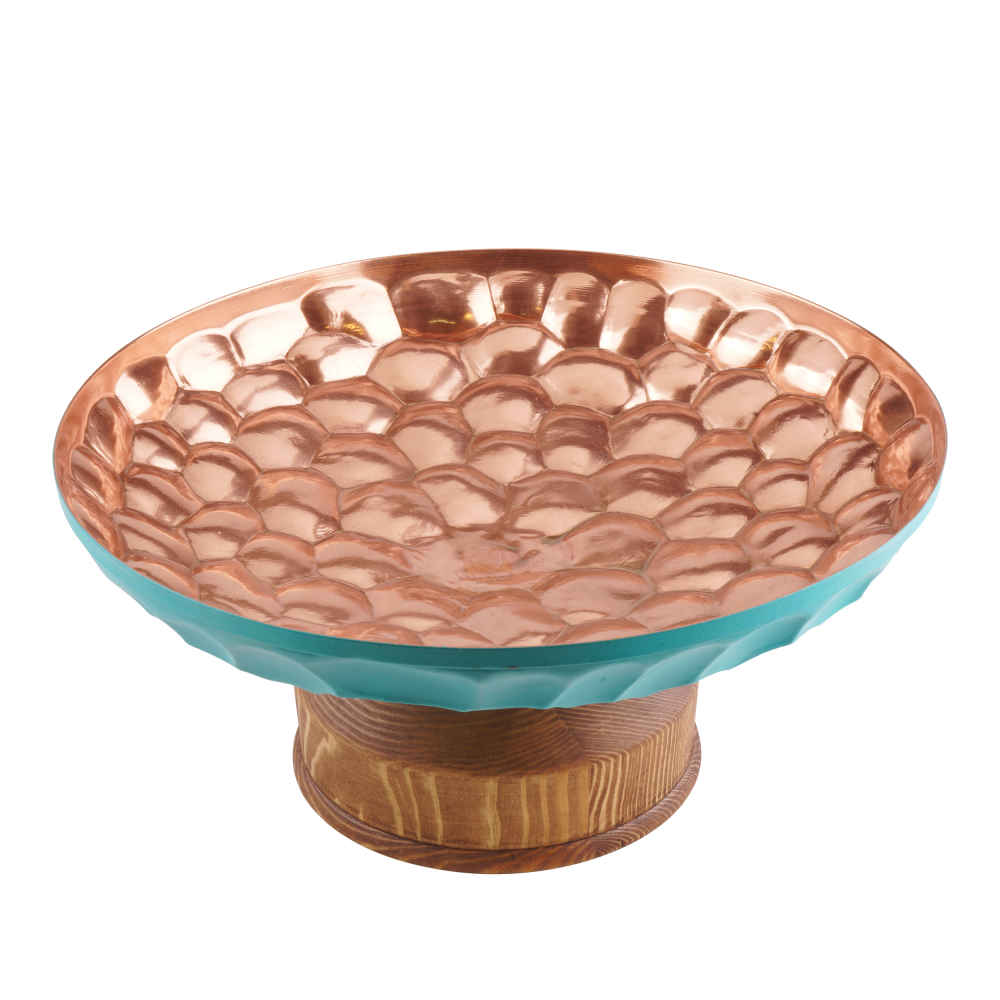 Price and Buy Copper Serving Bowl Suitable for Fruits and Sweets Modern Design - Image 3