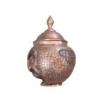 Price and Buy Copper Sugar Bowl – Human Face Unique Design - Image 6