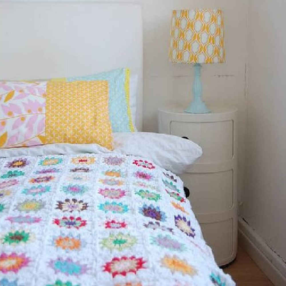 Price and Buy Cotton Crochet Bedspread – Colorful Afghan Style Blanket – Taban - Image 3