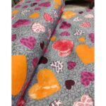 Price and Buy Cotton Double Flat Sheet – Soft & Durable, Heart - Image 3