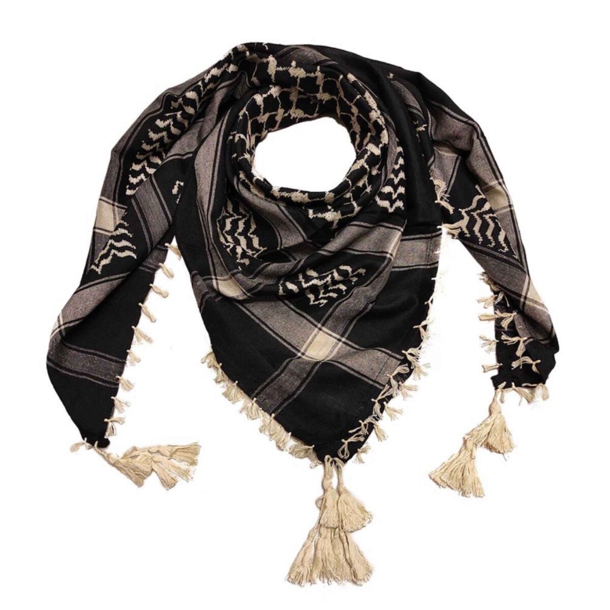 Price and Buy Cotton Keffiyeh Scarf – Antiperspirant and Allergy-Friendly Traditional Wrap - Image 5