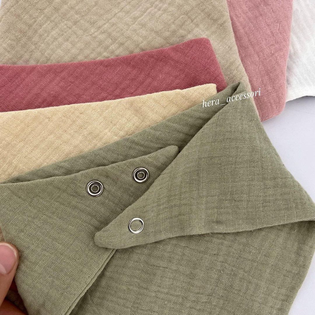 Price and Buy Cotton Muslin Neck Scarf Bandana for Baby_690238703638b.jpeg Price and Buy Cotton Muslin Neck Scarf Bandana for Baby - Image 3