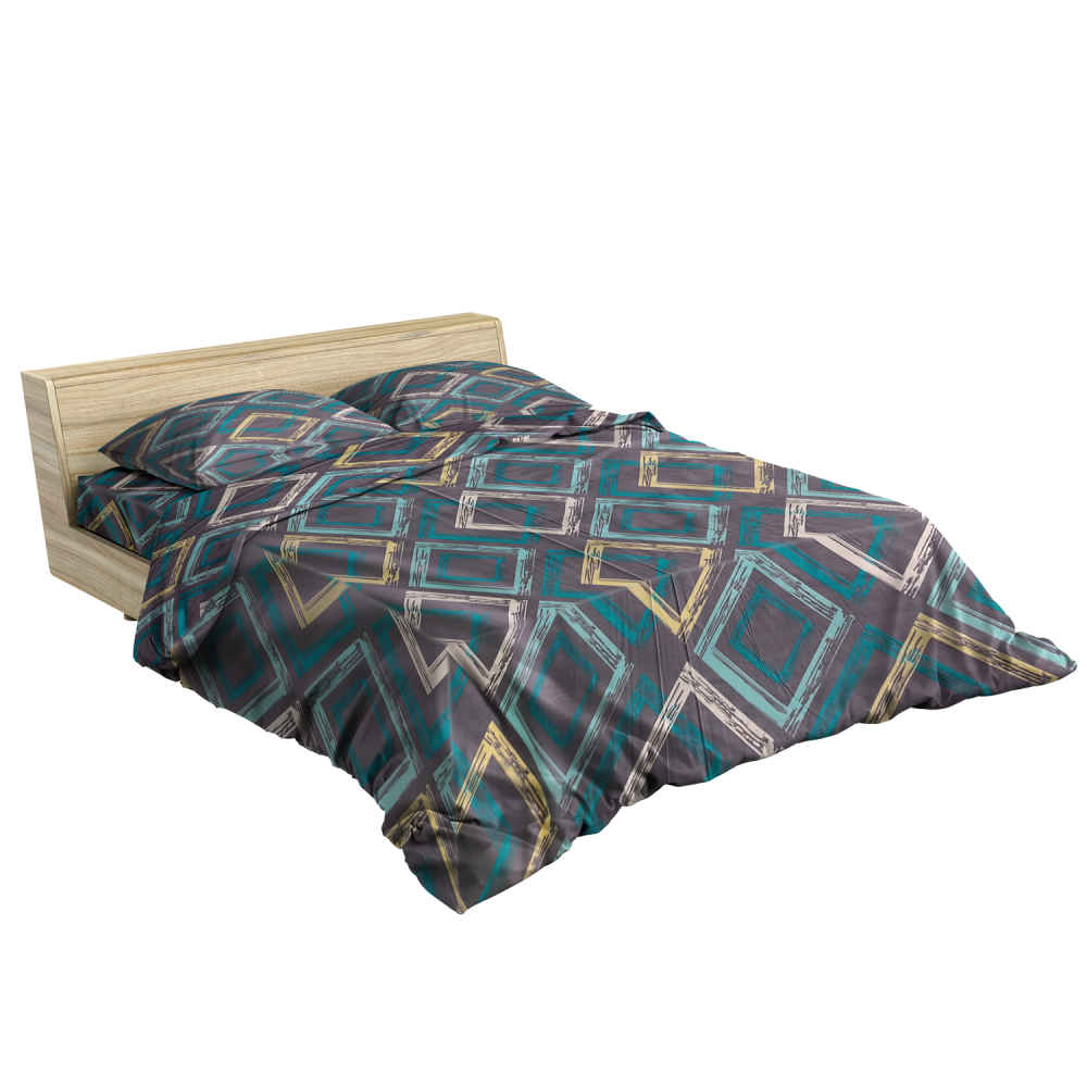 Price and Buy Cotton & Polyester Double Duvet Cover – Super Soft, Hendesi Model