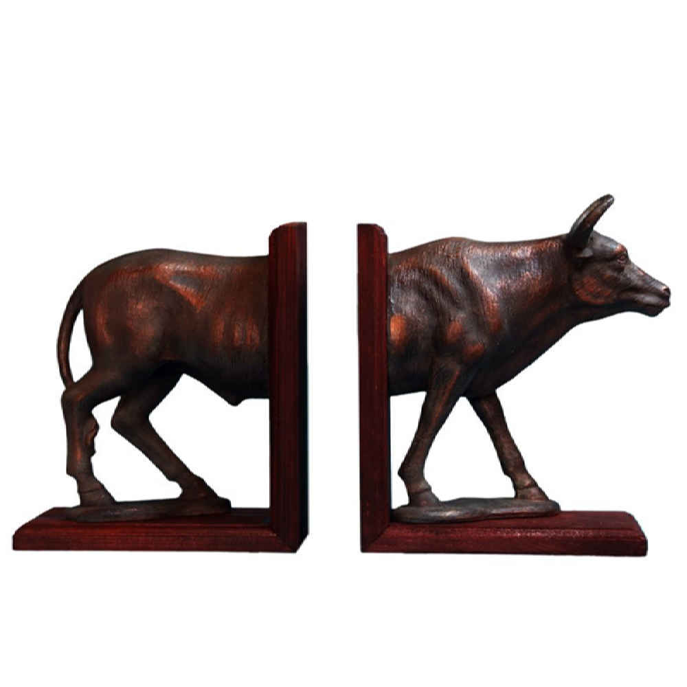 Price and Buy Cow Figure Polyester Sculpture Bookend – Suitable for Farmhouse-Style Décor - Image 3