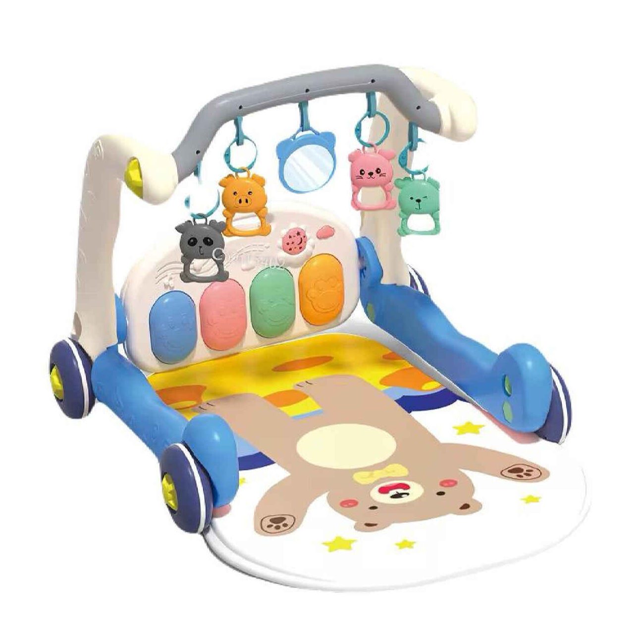 Price and Buy Cozy Brown Bear Baby Play Mat – Soft & Interactive Activity Gym