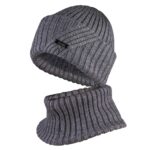Price and Buy Cozy Knitted Hat and Ring Scarf Set with Plush Fur Lining - Image 3