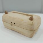 Price and Buy Creative Wooden Tissue Box Cover Handmade – Kind Monster Design - Image 5