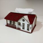 Price and Buy Creative Wooden Tissue Cover – House Style Design - Image 3