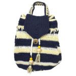 Price and Buy Crochet Casual Backpack with Geometric Design Handmade