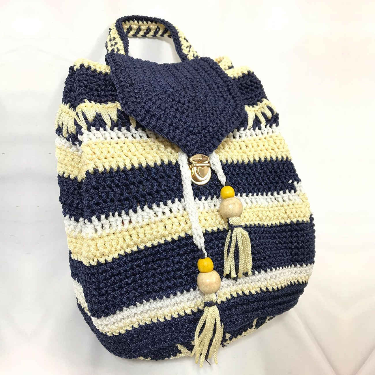 Price and Buy Crochet Casual Backpack with Geometric Design Handmade_69006f9caa44b.jpeg Price and Buy Crochet Casual Backpack with Geometric Design Handmade - Image 3