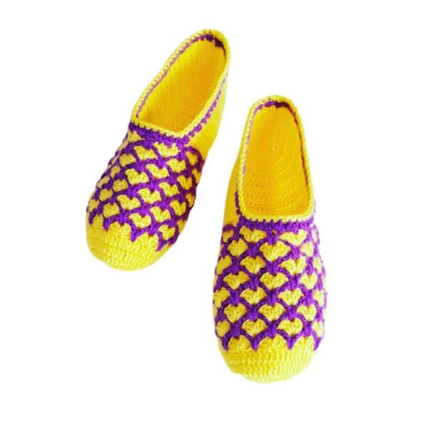 Price and Buy Crochet Slippers for Women Cotton Knitted Model Heart_68fc704cb3b80.jpeg Price and Buy Crochet Slippers for Women Cotton Knitted Model Heart