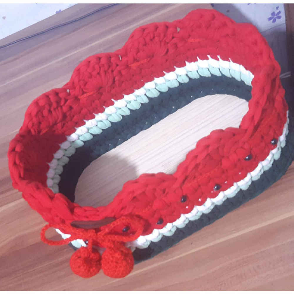 Price and Buy Crochet Storage Basket Yarn Model Yalda - Image 3