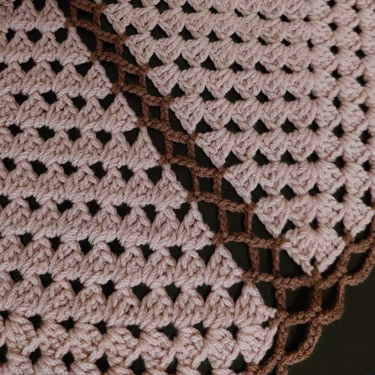 Price and Buy Crochet Tablecloth Hand Knitted Square Light Pink - Image 4