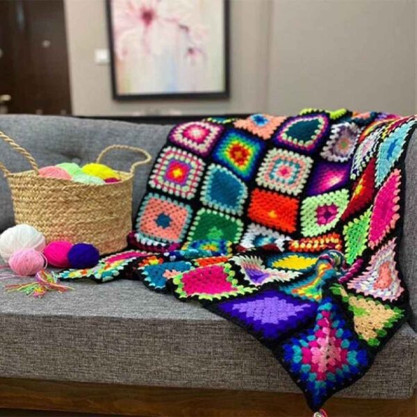 Price and Buy Crochet Throw for Sofa and Bed Checkered Bohemian Homa_68fc01de741e6.jpeg Price and Buy Crochet Throw for Sofa and Bed Checkered Bohemian Homa