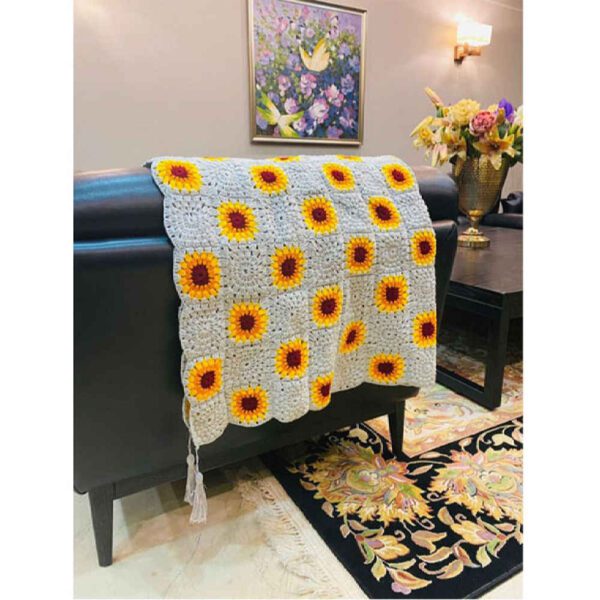 Price and Buy Crochet Throw for Sofa and Bed Checkered Bohemian Sunflower_68fc5005d3e36.jpeg Price and Buy Crochet Throw for Sofa and Bed Checkered Bohemian Sunflower