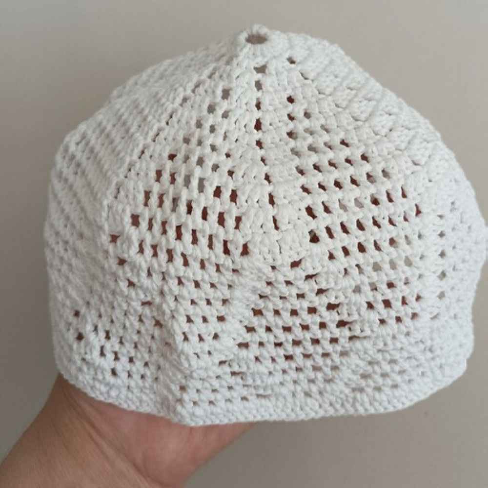 Price and Buy Crochet Turkish Kufi Taqiyah – Traditional Muslim Cotton Hat