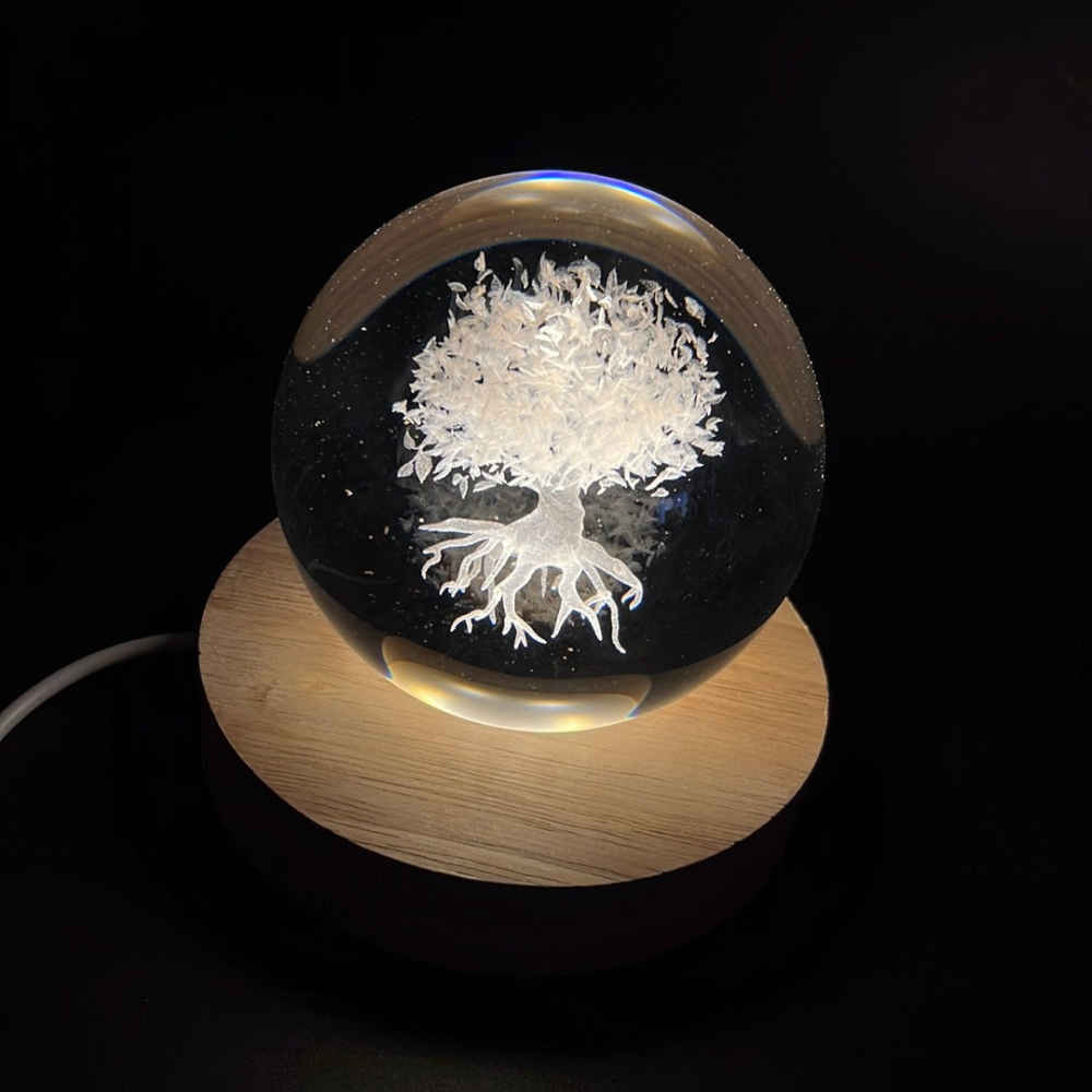 Price and Buy Crystal Ball Lamp Fantasy Night Light Tree of Life - Image 4