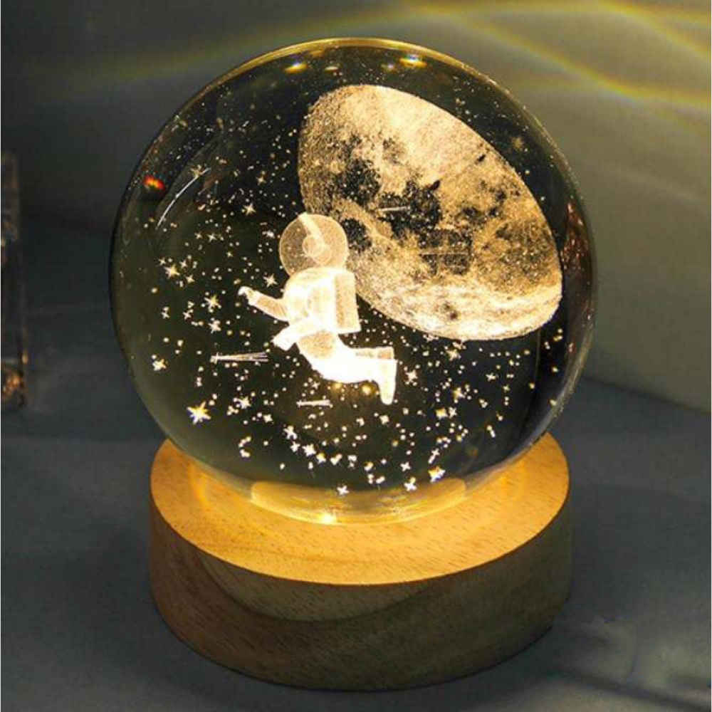 Price and Buy Crystal Ball Lamp Night Light Space & Astronaut - Image 4