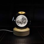 Price and Buy Crystal Ball Lamp Space Night Light Moon - Image 3
