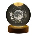 Price and Buy Crystal Globe Table Lamp, Moon and Girl Design Model - Image 3