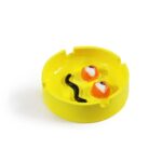 Price and Buy Custom Handmade Ceramic Ashtray with Trendy Sticker Design - Image 3