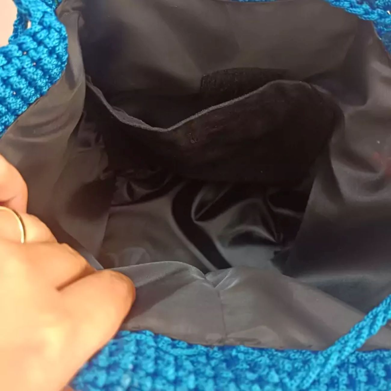 Price and Buy Custom Handmade Tunisian Crochet Bag – Colorful Design Perfect Personalized Accessory - Image 7