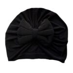 Price and Buy Cute and Stylish Baby Turban with a Black Bow Tie – Soft & Warm to Protec Baby