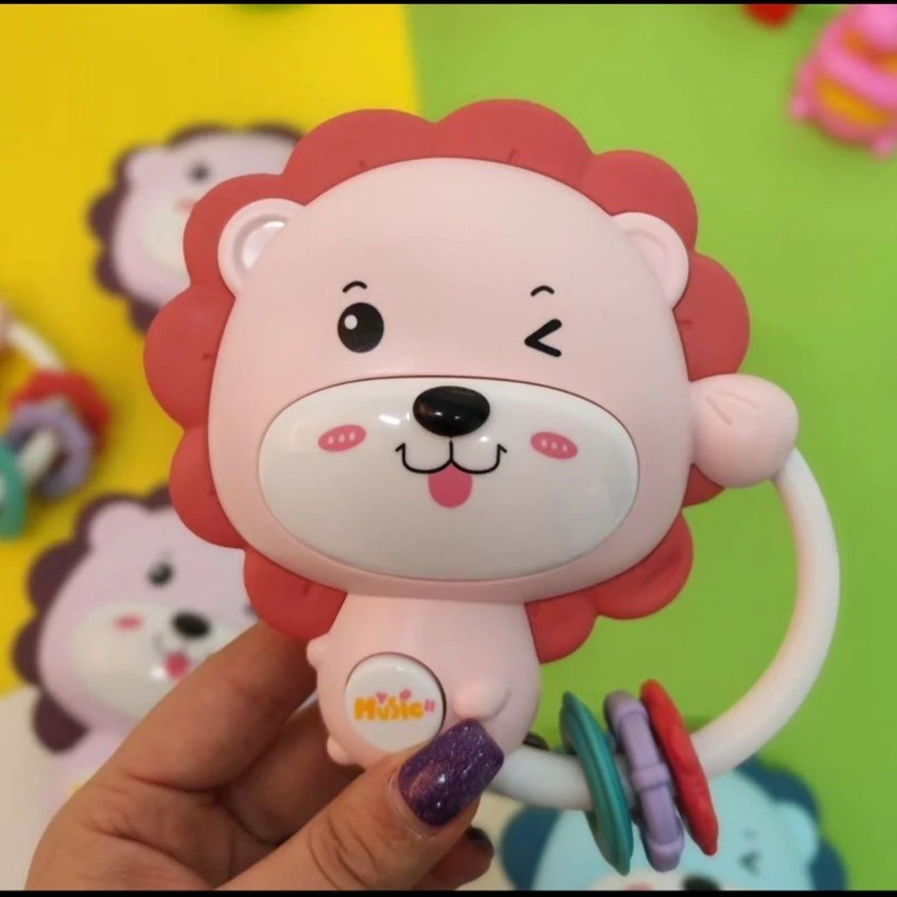 Price and Buy Cute Animal Musical Rattle for Babies with Teether_6902d13dbfd45.jpeg Price and Buy Cute Animal Musical Rattle for Babies with Teether - Image 4