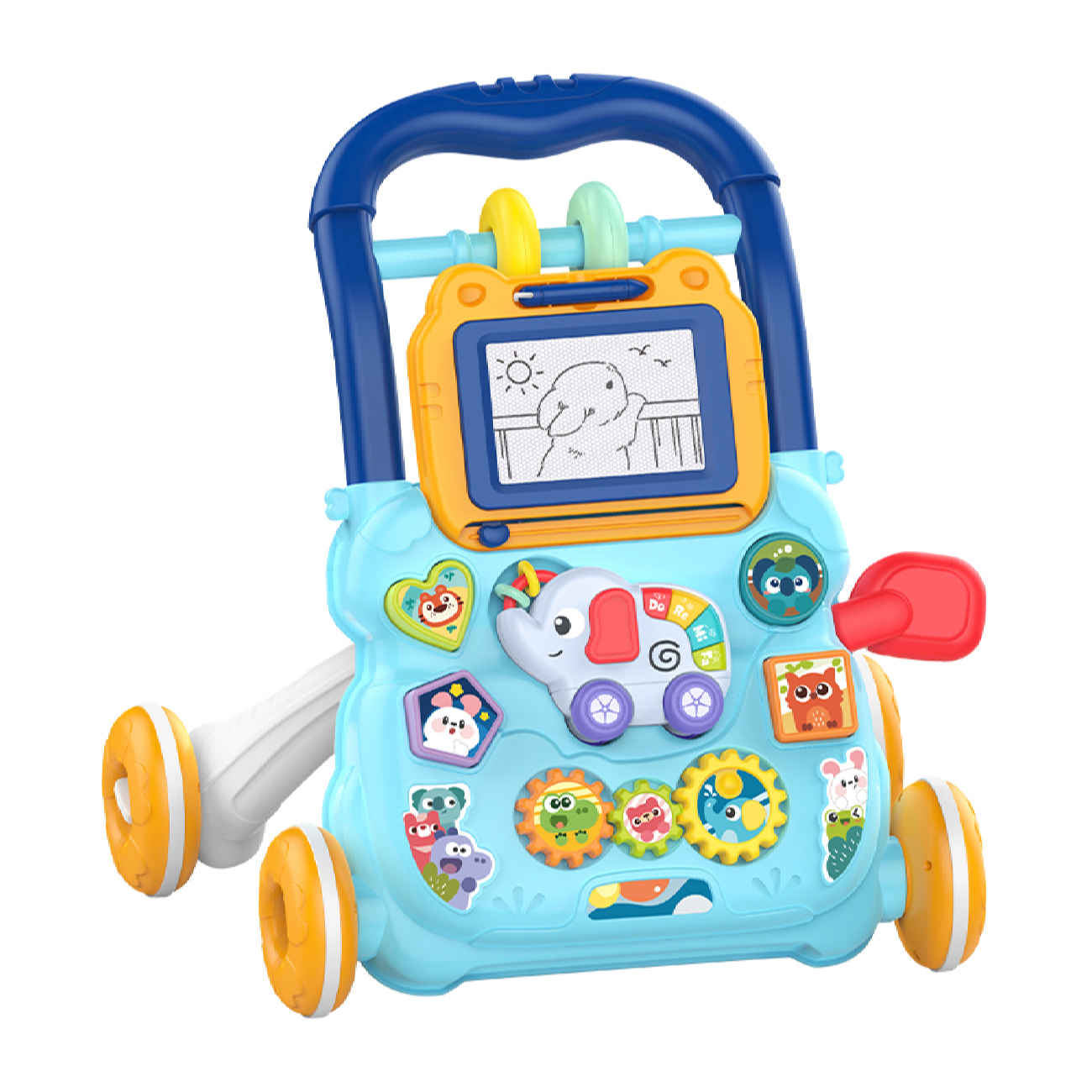 Price and Buy Cute Animal Themed Baby Walker – Interactive Educational Toy with Music & Learning Activities_690386636c5e5.jpeg Price and Buy Cute Animal Themed Baby Walker – Interactive Educational Toy with Music & Learning Activities - Image 1