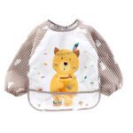 Price and Buy Cute Baby Bib with Sleeves & Strap Model Cat