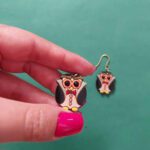 Price and Buy Cute Owl Wooden Earrings – Handcrafted Woodland Charm - Image 4