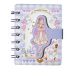 Price and Buy Cute Purple Fantasy Girl-Themed Notebook – 80 Sheets in Compact Size C7