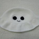 Price and Buy Cute Smiling Ghost Design Handmade Crochet Bucket Hat - Image 4