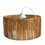 Price and Buy Cylinder Raffia Pendant Lamp – Boho Style Decorative Ceiling Light