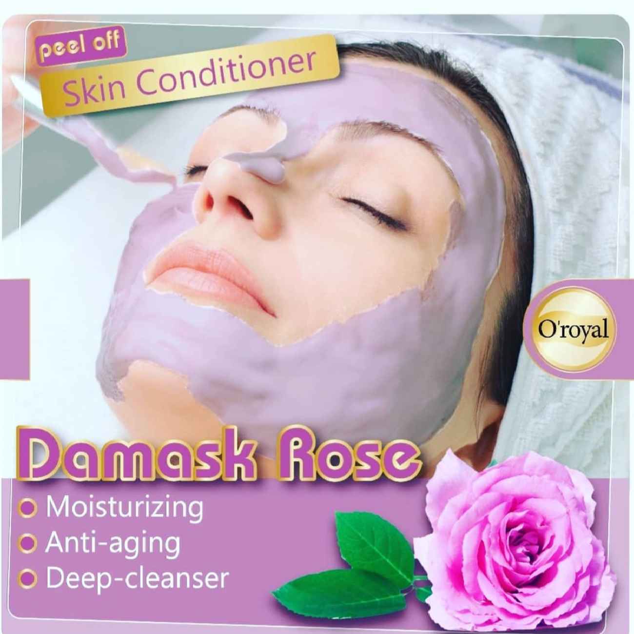 Price and Buy Damask Rose Powder Peel-Off Mask, Prevents Wrinkles Suitable for All Skin Type - Image 3