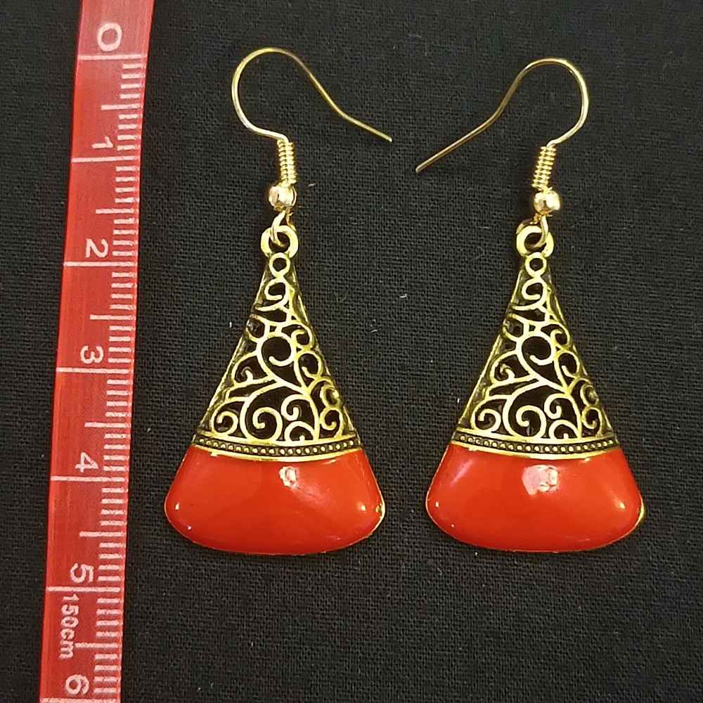 Price and Buy Dangle Metal Earrings with Traditional Style Farnoosh - Image 4